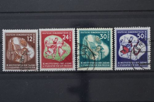 DDR, MiNr. 289-292, gestempelt
