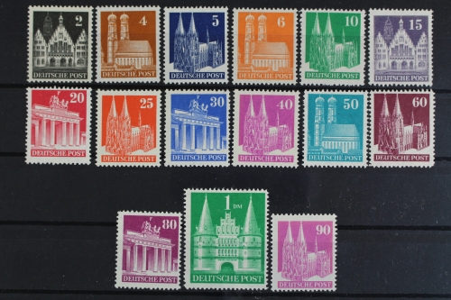 Bizone, MiNr. 73-97 eg, postfrisch
