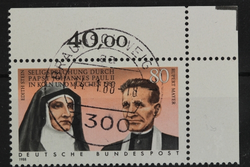 Deutschland (BRD), MiNr. 1352, Ecke rechts oben, EST