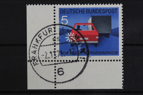 Deutschland (BRD), MiNr. 670, Ecke links unten, gestempelt