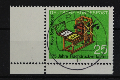 Deutschland (BRD), MiNr. 715, Ecke links unten, gestempelt