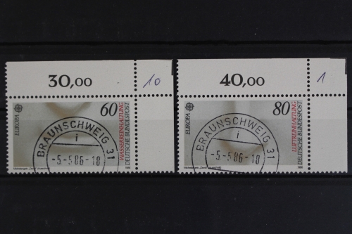 Deutschland (BRD), MiNr. 1278-1279, Ecken rechts oben, EST