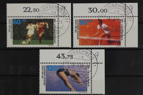 Deutschland (BRD), MiNr. 1353-1355, Ecken rechts oben, EST