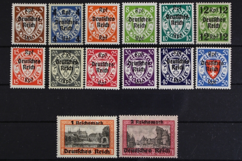 Deutsches Reich, MiNr. 716-729, postfrisch
