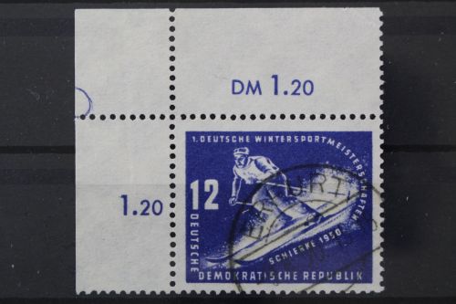 DDR, MiNr. 246 Ecke links oben, gestempelt