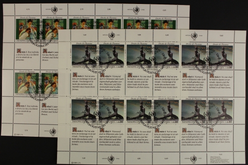 UNO Genf, MiNr. 180-181 Zd-Bogen, ESST