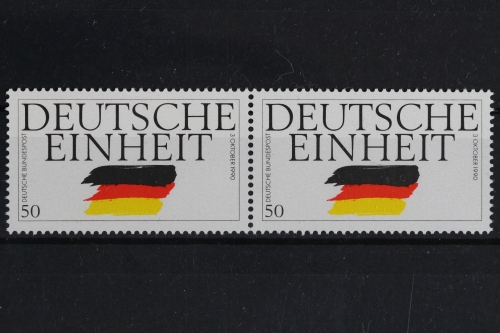 Deutschland (BRD), MiNr. 1477 PLF II, waagr. Paar, postfrisch