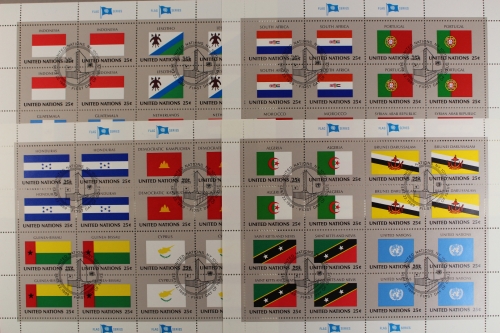 UNO New York, MiNr. 579-594 Kleinbogen, gestempelt