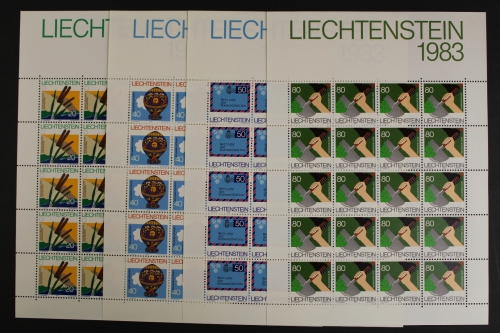 Liechtenstein, MiNr. 824-827 KB, postfrisch