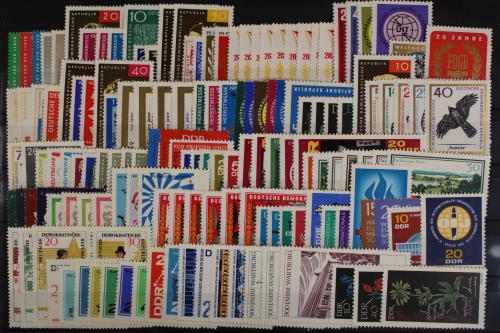 DDR, MiNr. 1084-1533, Jahrgänge 1965-1969, postfrisch