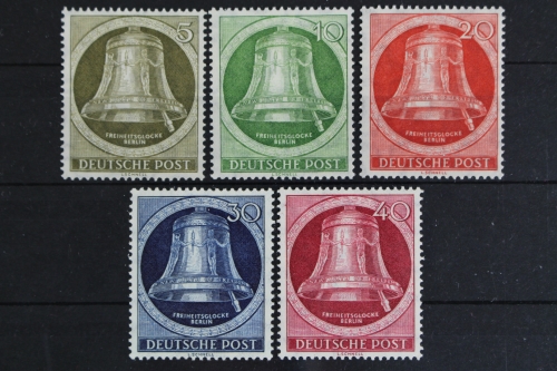 Berlin, MiNr. 82-86, Falz