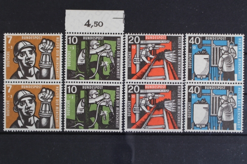 Deutschland (BRD), MiNr. 270-273, senkrechte Paare, postfrisch
