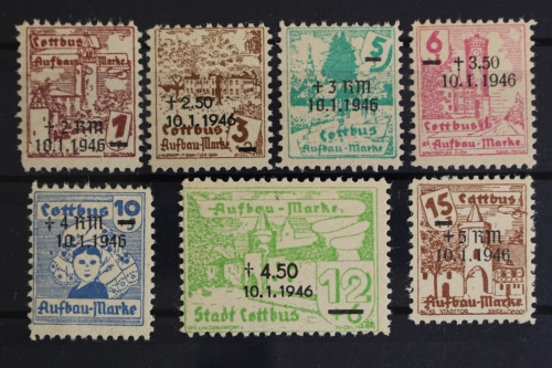 Cottbus, MiNr. 25-31, postfrisch