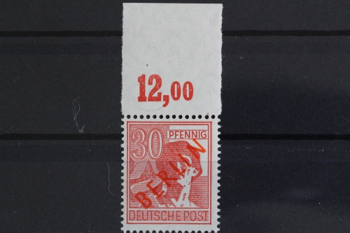 Berlin, MiNr. 28, OR in Plattendruck, postfrisch, BPP Signatur