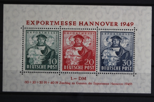 Bizone, MiNr. Block 1 c, postfrisch, BPP Signatur