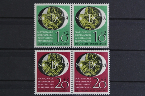 Deutschland (BRD), MiNr. 141-142, waag. Paare, postfrisch