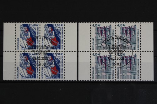 Deutschland (BRD), MiNr. 2322-2323, Viererblöcke, ESST