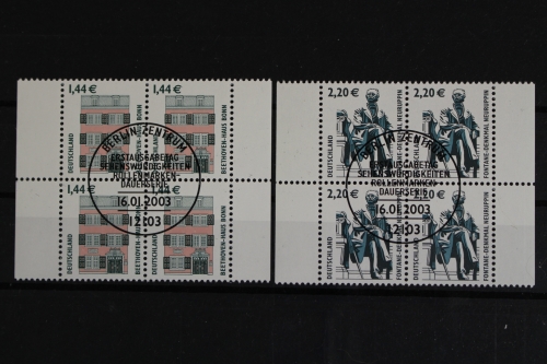 Deutschland (BRD), MiNr. 2306-2307, Viererblöcke, ESST