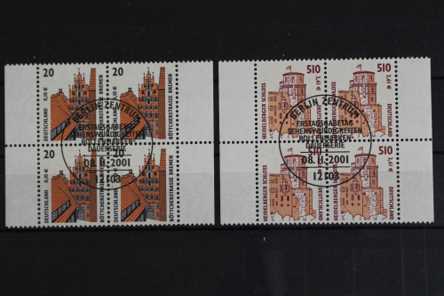 Deutschland (BRD), MiNr. 2224-2225, Viererblöcke, ESST