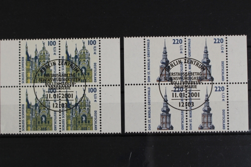 Deutschland (BRD), MiNr. 2156-2157, Viererblöcke, ESST