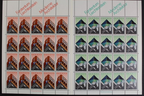 Liechtenstein, MiNr. 916-917, Bögen, postfrisch