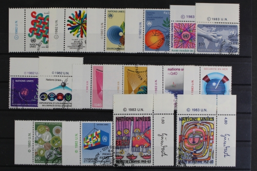 UNO Genf, MiNr. 103-118, Jhg. 1982 + 1983, ESST