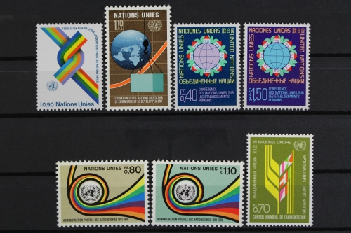 UNO Genf, MiNr. 56-62, Jahrgang 1976, postfrisch