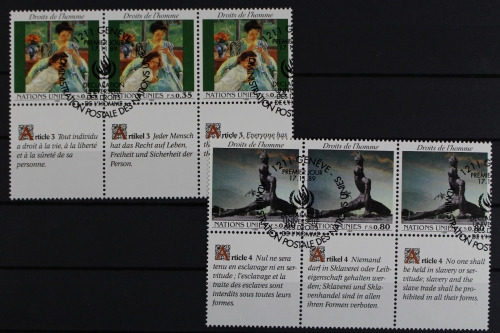 UNO Genf, MiNr. 180-181, 6er Block, ESST