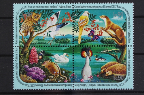 UNO Genf, MiNr. 194-197, 4er Zusammendruck, postfrisch