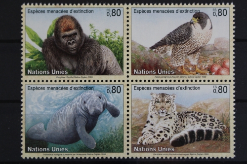 UNO Genf, MiNr. 227-230, Viererblöcke, postfrisch