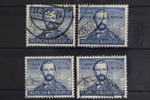 Deutschland (BRD), MiNr. 150, 4 Marken, gestempelt