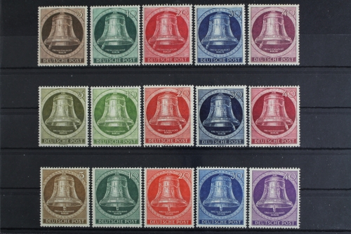 Berlin, MiNr. 75-79, 82-86, 101-105, postfrisch