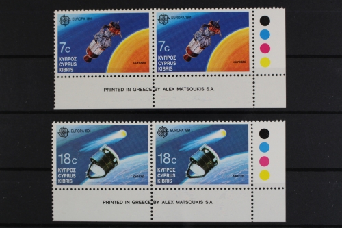 Zypern, MiNr. 771-772, Paare, Ecke rechts unten, postfrisch