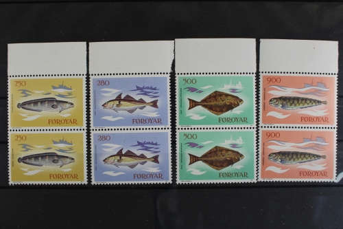 Färöer, MiNr. 86-89, senkr. Paare, OR, postfrisch