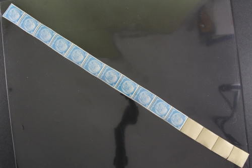 Deutsches Reich, MiNr. 521, Elferstreifen mit 4 Rollenendfeldern, postfrisch