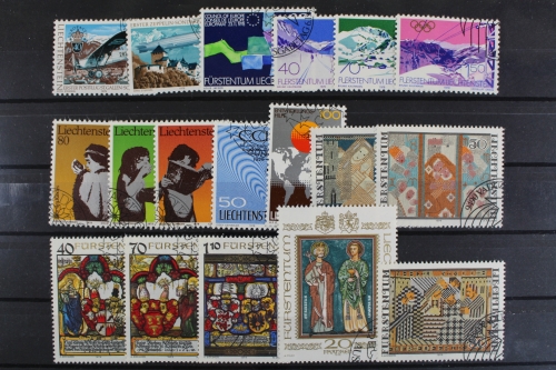 Liechtenstein, MiNr. 723-740, Jahrgang 1979, gestempelt