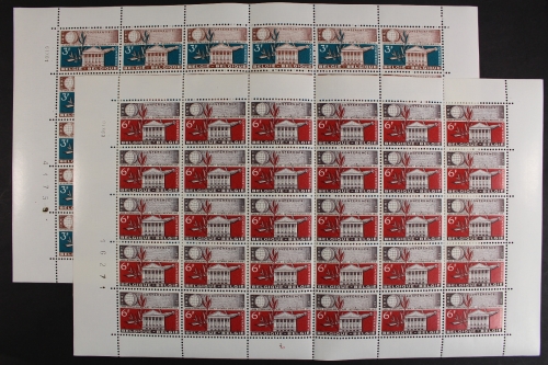 Belgien, MiNr. 1251-1252, 30er Bögen, postfrisch