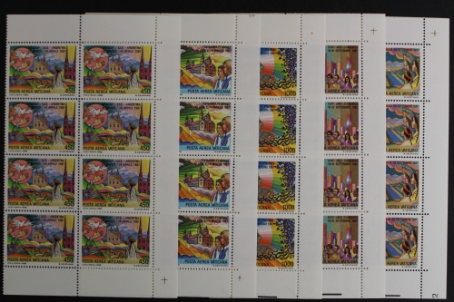 Vatikan, MiNr. 952-956, 8er Bogenteil, postfrisch