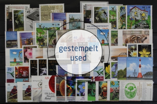 Deutschland (BRD), MiNr. 3274-3350, Jahrgang 2017, gestempelt