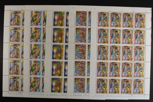 Vatikan, MiNr. 952-956, 20er Bogen, postfrisch