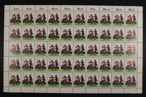 Deutschland (BRD), MiNr. 1096, 50er Bogen, FN 2, postfrisch