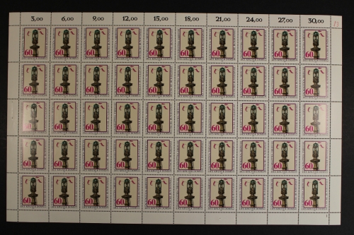 Deutschland (BRD), MiNr. 1064, 50er Bogen, FN 1, postfrisch