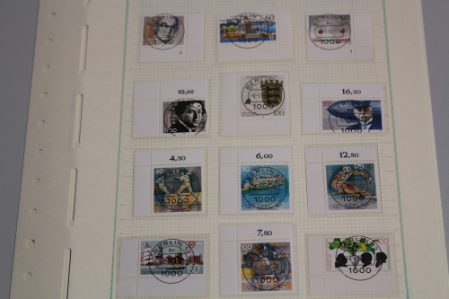Deutschland (BRD) Jahrgang 1992 gestempelte Eckrandsammlung
