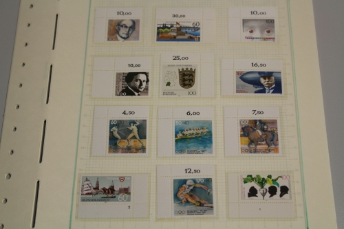 Deutschland (BRD) Jahrgang 1992 postfrische Eckrandsammlung