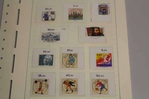 Deutschland (BRD) Jahrgang 1991 gestempelte Eckrandsammlung
