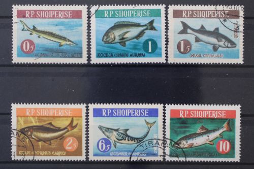 Albanien, MiNr. 809-814, gestempelt