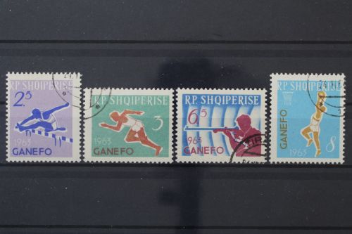 Albanien, MiNr. 805-808, gestempelt