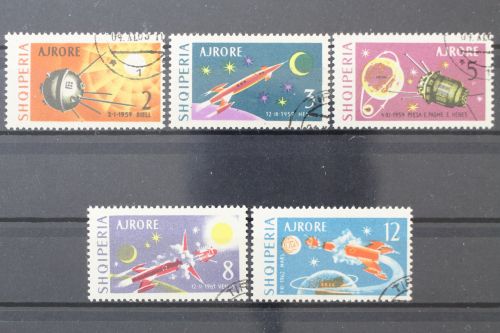 Albanien, MiNr. 779-783, gestempelt