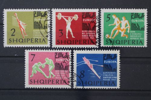 Albanien, MiNr. 763-767, gestempelt