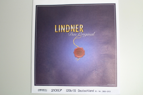 Lindner T-System, Deutschland Vordruckblätter 2017